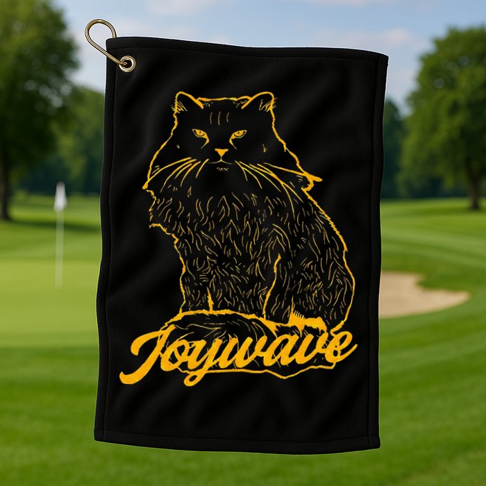 Joywave Cat Leave Me The Fluff Alone Golf Towel