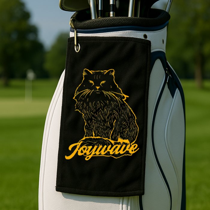 Joywave Cat Leave Me The Fluff Alone Golf Towel