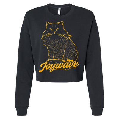 Joywave Cat Leave Me The Fluff Alone Cropped Pullover Crew