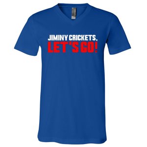 Jiminy Crickets Let’S Go V-Neck T-Shirt