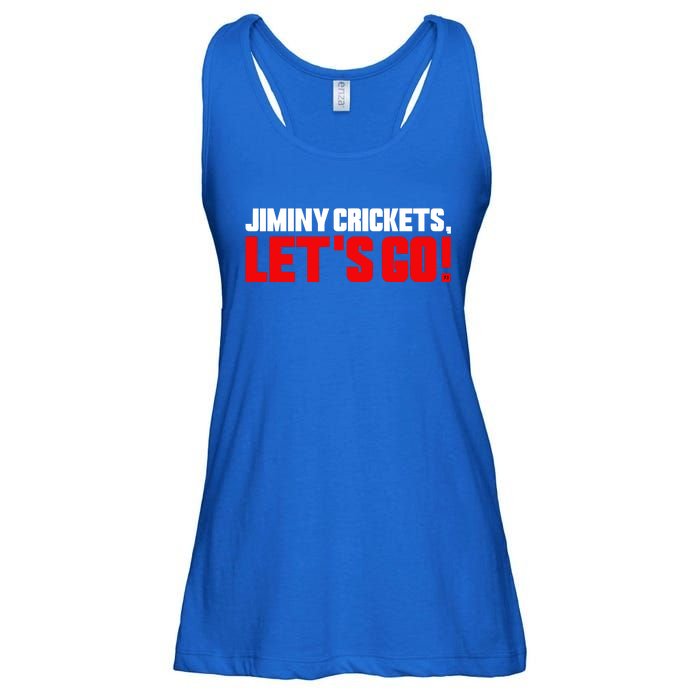 Jiminy Crickets Let’S Go Ladies Essential Flowy Tank