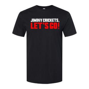 Jiminy Crickets Let’S Go Softstyle CVC T-Shirt