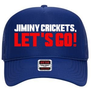 Jiminy Crickets Let’S Go High Crown Mesh Back Trucker Hat