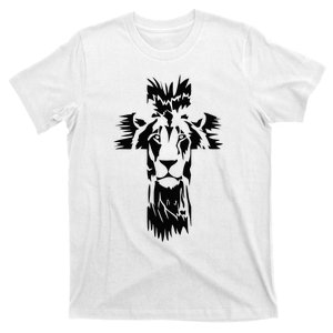 Jesus Crossbar Lion Believe in Jesus Christian Apparel T-Shirt