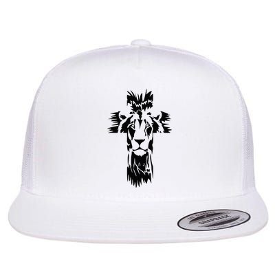 Jesus Crossbar Lion Believe in Jesus Christian Apparel Flatbill Hat