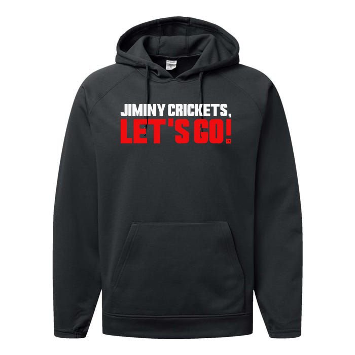 Jiminy Crickets Let’S Go Performance Fleece Hoodie