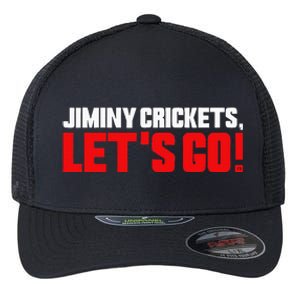 Jiminy Crickets Let’S Go Flexfit Unipanel Trucker Cap