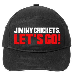 Jiminy Crickets Let’S Go 7-Panel Snapback Hat