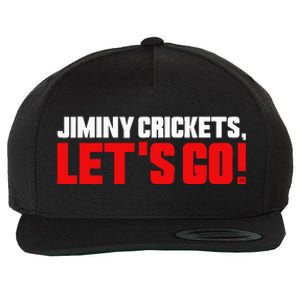 Jiminy Crickets Let’S Go Wool Snapback Cap