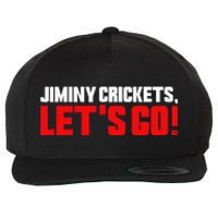 Jiminy Crickets Let’S Go Wool Snapback Cap