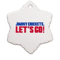 Jiminy Crickets Let’S Go Ceramic Star Ornament