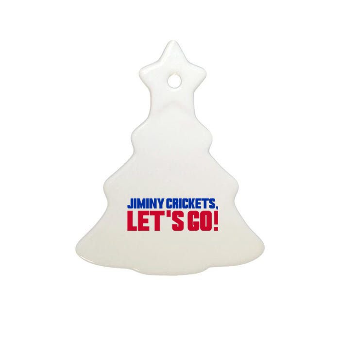 Jiminy Crickets Let’S Go Ceramic Tree Ornament