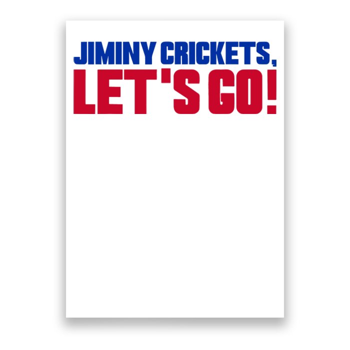 Jiminy Crickets Let’S Go Poster