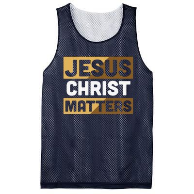 Jesus Christ Matters Mesh Reversible Basketball Jersey Tank