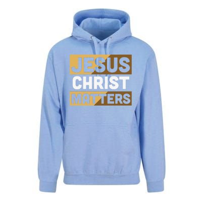 Jesus Christ Matters Unisex Surf Hoodie