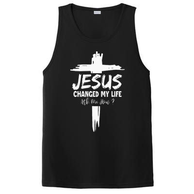 Jesus Changed My Life Ask Me How PosiCharge Competitor Tank