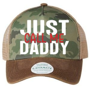 Just Call Me Daddy Funny Fatrher Gift Legacy Tie Dye Trucker Hat