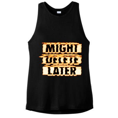 J. Cole Might Delete Later Ladies PosiCharge Tri-Blend Wicking Tank