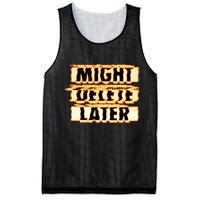 J. Cole Might Delete Later Mesh Reversible Basketball Jersey Tank