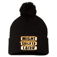 J. Cole Might Delete Later Pom Pom 12in Knit Beanie