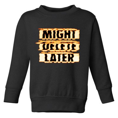 J. Cole Might Delete Later Toddler Sweatshirt