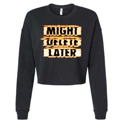 J. Cole Might Delete Later Cropped Pullover Crew