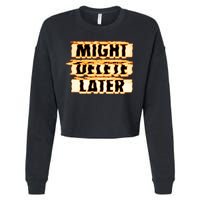 J. Cole Might Delete Later Cropped Pullover Crew