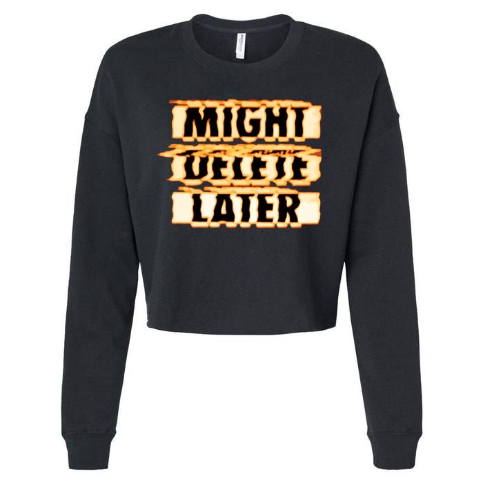 J. Cole Might Delete Later Cropped Pullover Crew