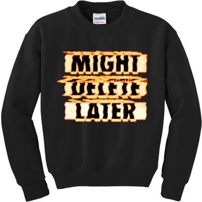 J. Cole Might Delete Later Kids Sweatshirt