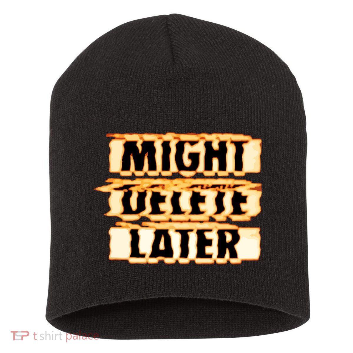 J. Cole Might Delete Later Short Acrylic Beanie