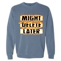 J. Cole Might Delete Later Garment-Dyed Sweatshirt