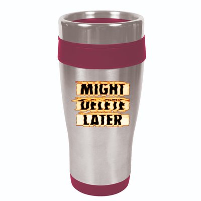 J. Cole Might Delete Later 16oz Travel Tumbler