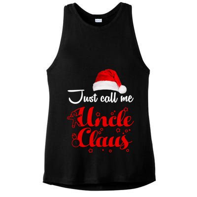 Just Call Me Uncle Claus Ladies PosiCharge Tri-Blend Wicking Tank