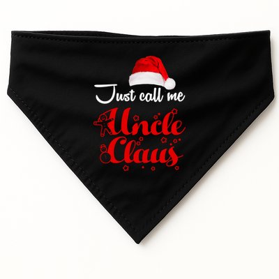 Just Call Me Uncle Claus USA-Made Doggie Bandana