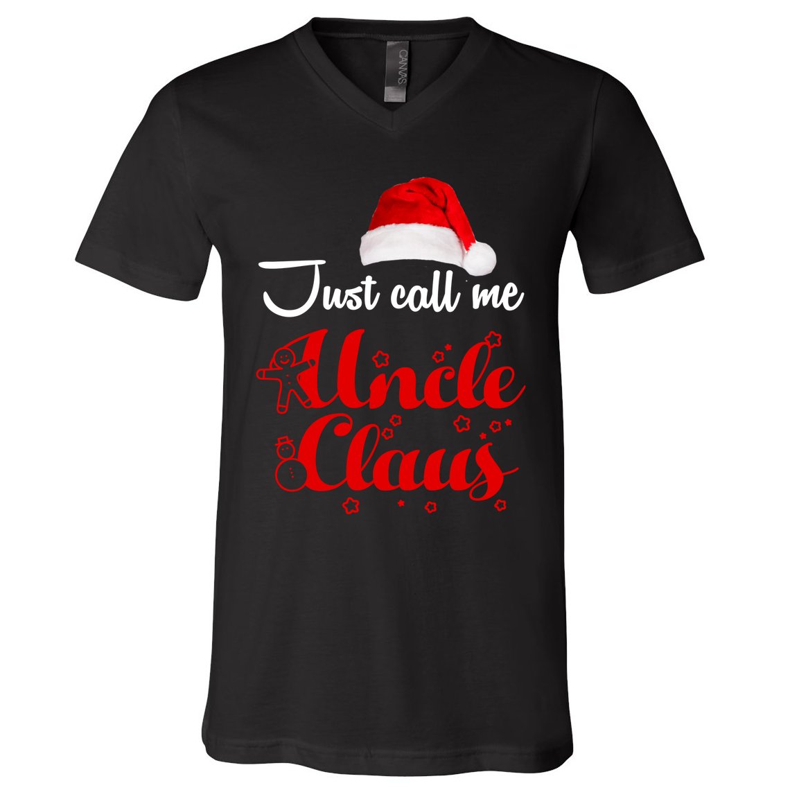 Just Call Me Uncle Claus V-Neck T-Shirt