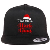 Just Call Me Uncle Claus Flat Bill Trucker Hat