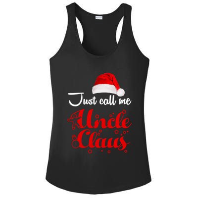 Just Call Me Uncle Claus Ladies PosiCharge Competitor Racerback Tank