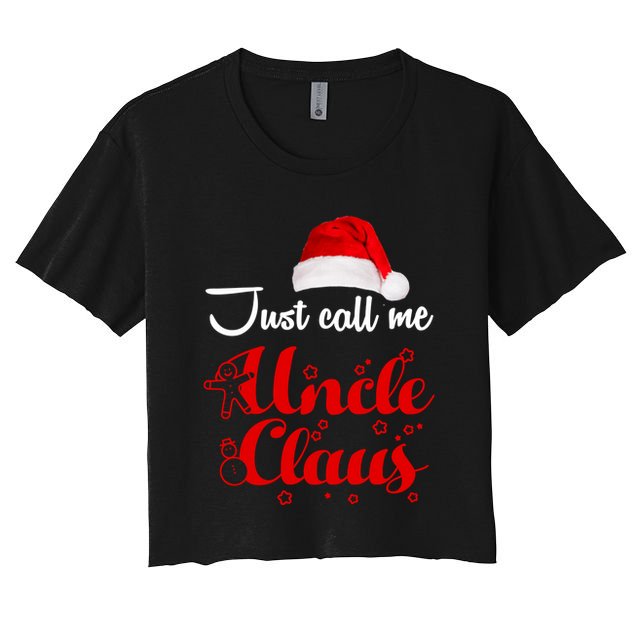 Just Call Me Uncle Claus Crop Top
