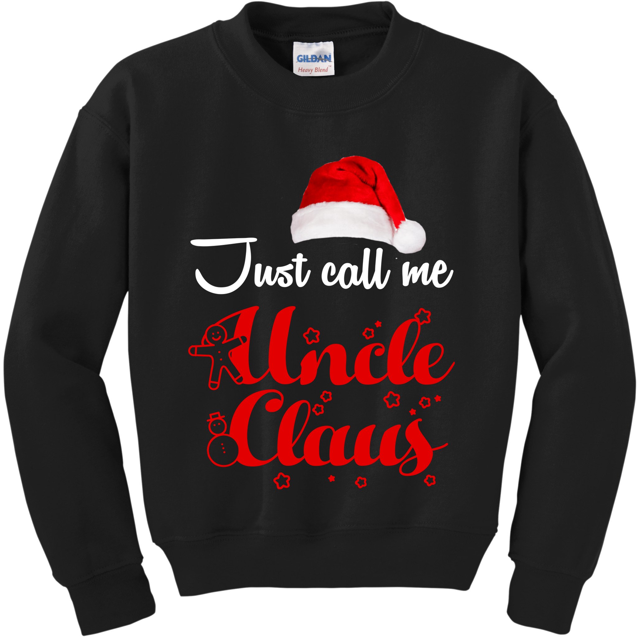 Just Call Me Uncle Claus Kids Sweatshirt
