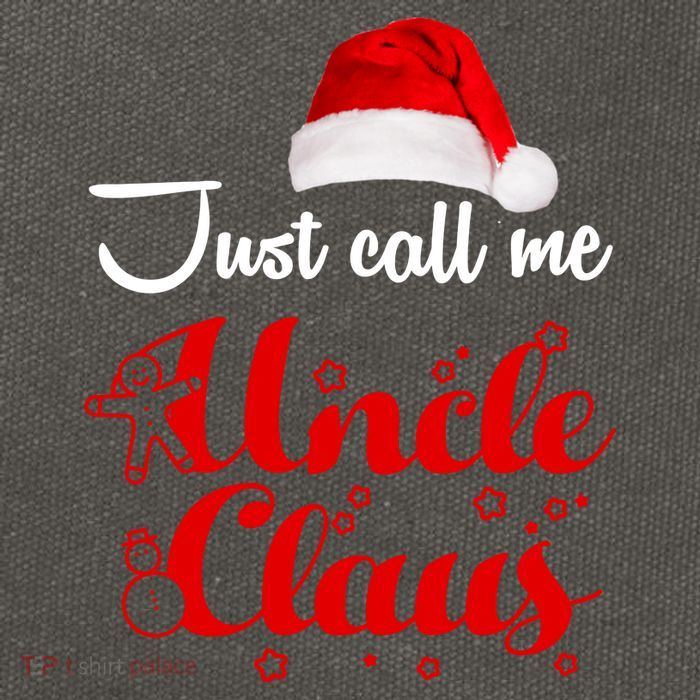 Just Call Me Uncle Claus Cotton Canvas Backpack