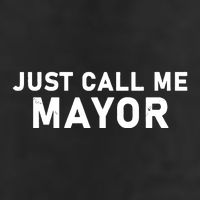 Just Call Me Mayor Funny Adult Drive Performance Visor