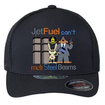 Jetfuel CanT Melt Steel Beams Flexfit Unipanel Trucker Cap