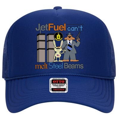 Jetfuel CanT Melt Steel Beams High Crown Mesh Back Trucker Hat