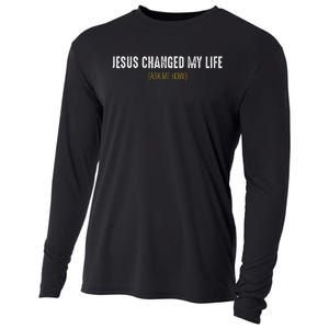 Jesus Changed My Life Ask Me How Sharing Gospel Evangelism Cooling Performance Long Sleeve Crew