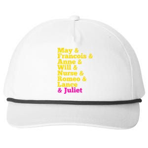 Juliet Characters Musical Theatre Musicals Snapback Five-Panel Rope Hat