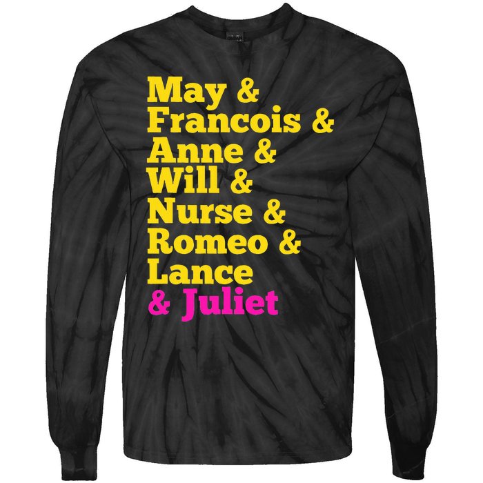 Juliet Characters Musical Theatre Musicals Tie-Dye Long Sleeve Shirt