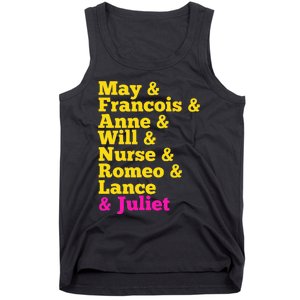 Juliet Characters Musical Theatre Musicals Tank Top