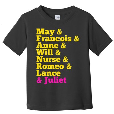 Juliet Characters Musical Theatre Musicals Toddler T-Shirt