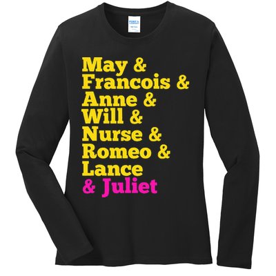 Juliet Characters Musical Theatre Musicals Ladies Long Sleeve Shirt