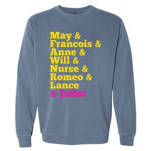 Juliet Characters Musical Theatre Musicals Garment-Dyed Sweatshirt